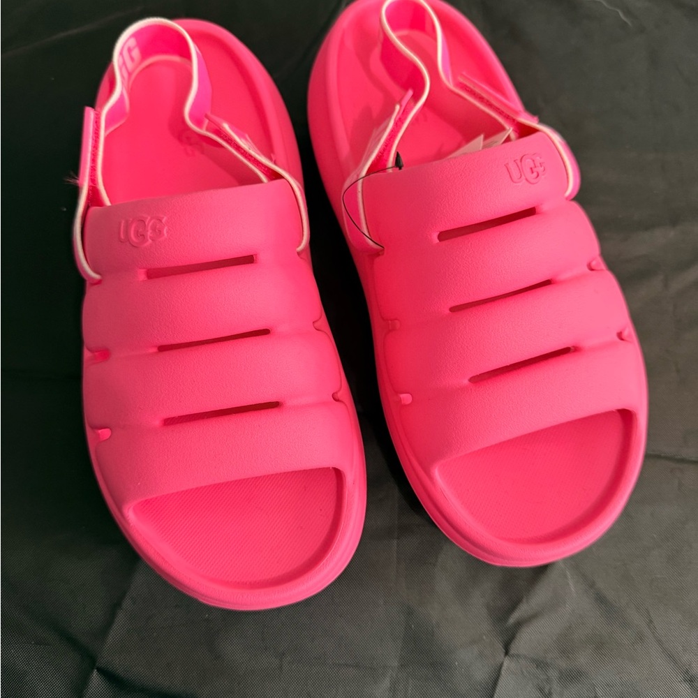 UGG Water-Resistant Pink Sandals